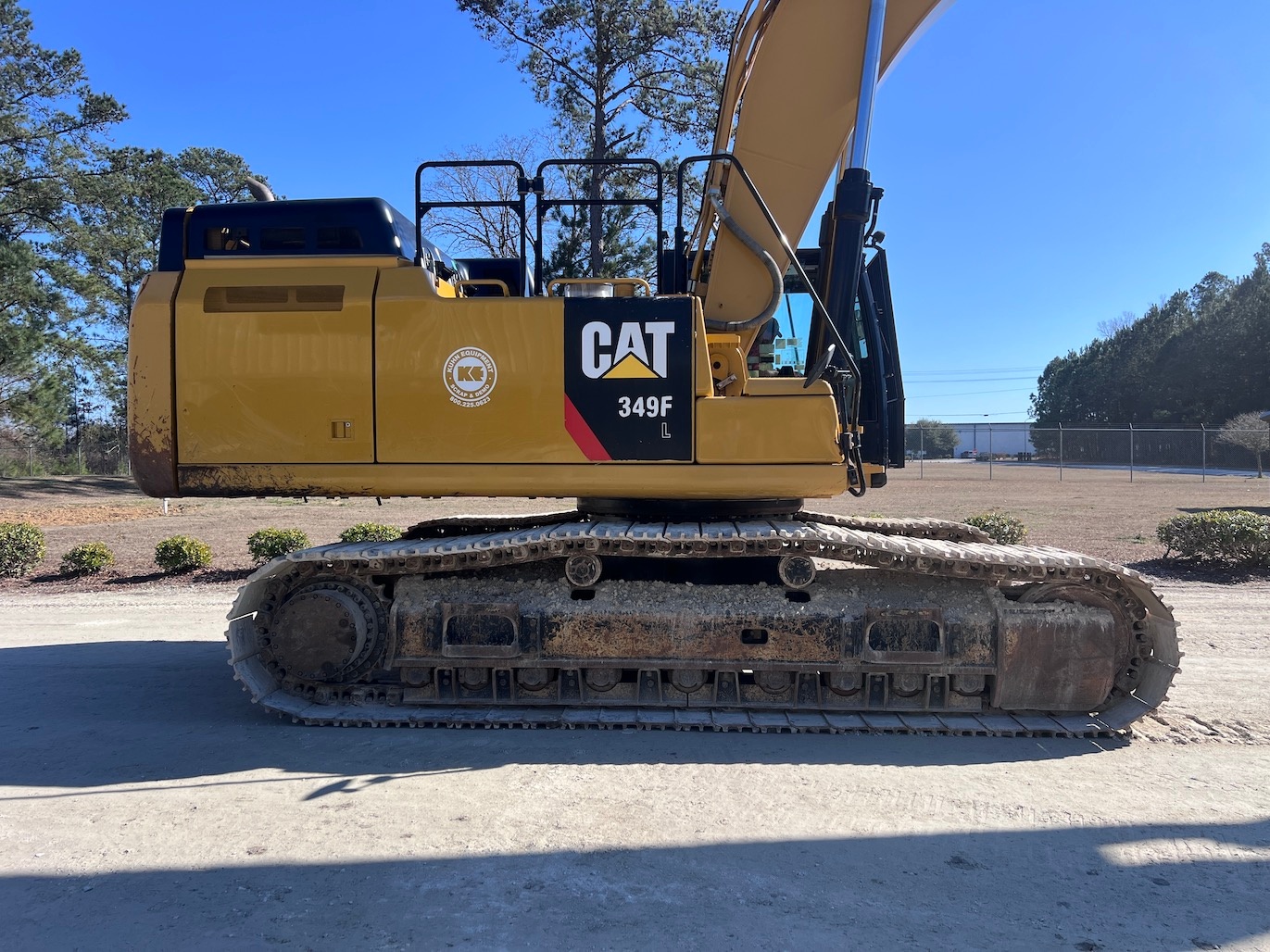 Used 2018 Caterpillar 349FL w Shear For Sale