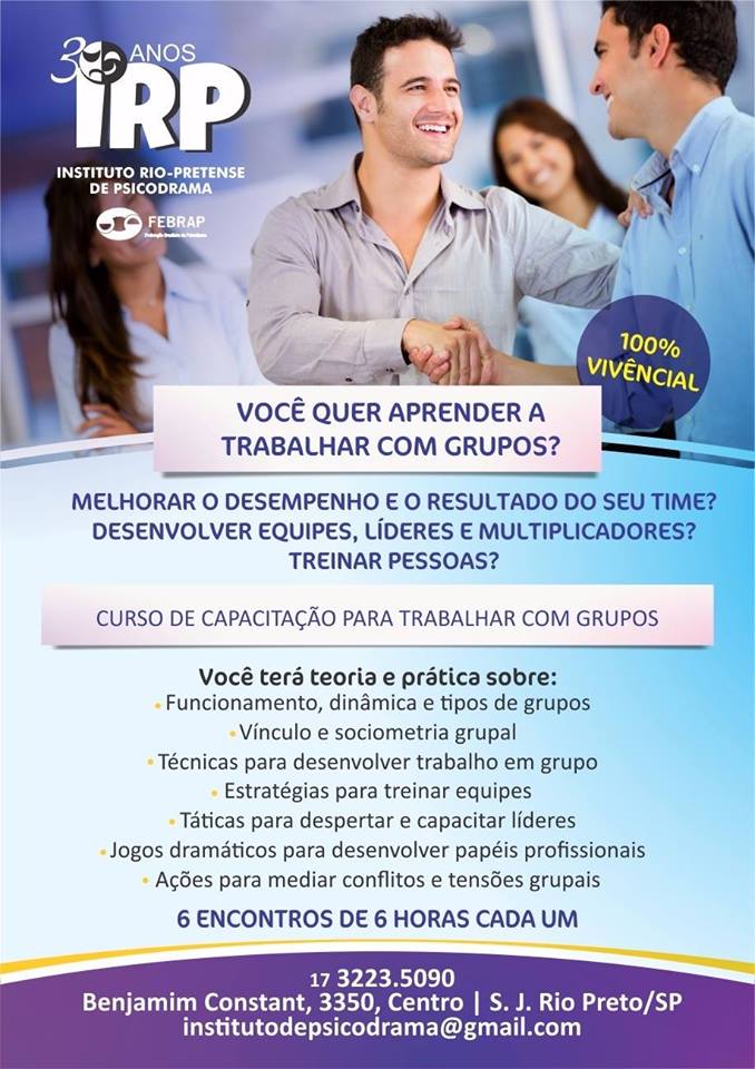 Curso de Capacitação para Trabalhar com Grupos