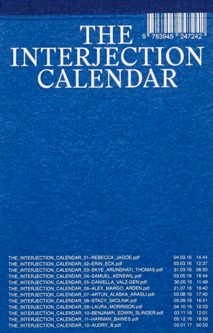 The Interjection Calendar thumbnail 1
