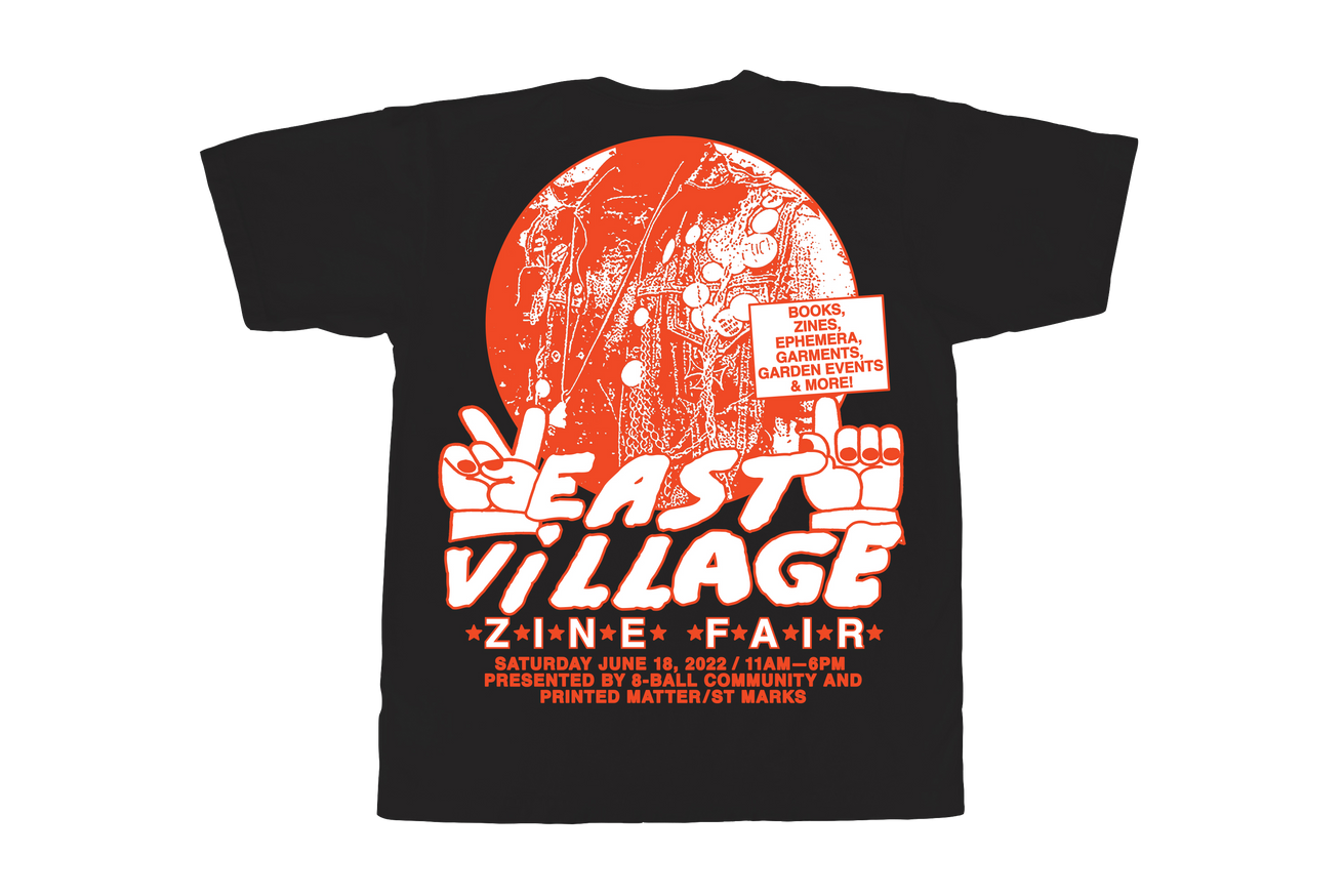 East Village Zine Fair Shirt, 2022 [S] thumbnail 1