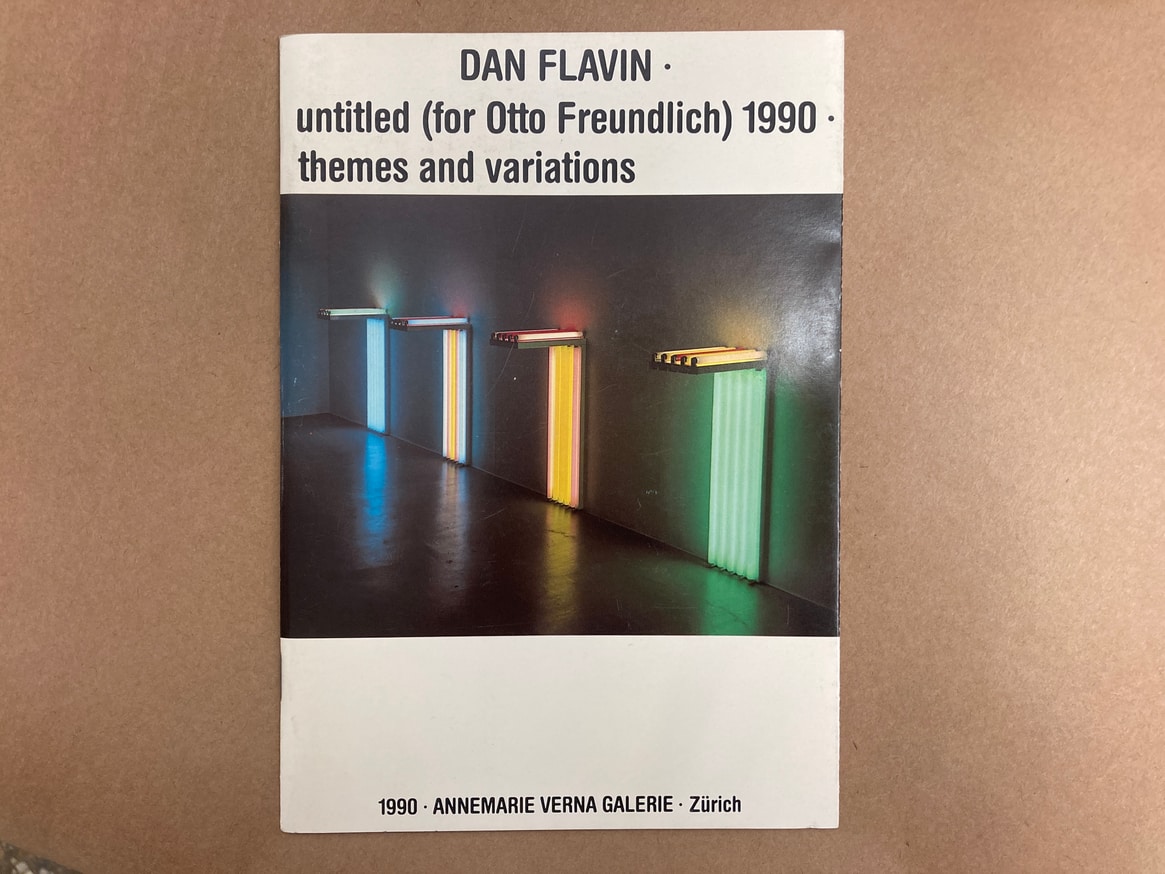 Dan Flavin: untitled (for Otto Freundlich) 1990 - themes and variations