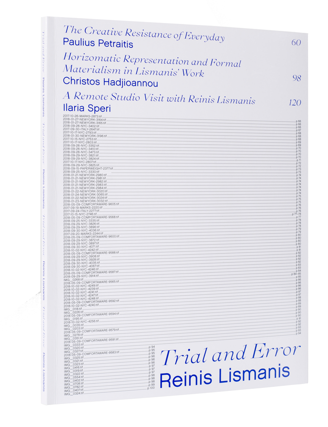 Reinis Lismanis Trial And Error Printed Matter