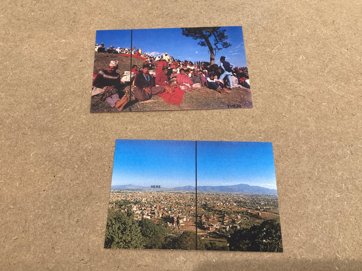 Peter Downsbrough: Kathmandu Triennale 2017 (Set of 7 Postcards) thumbnail 3