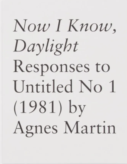 Now I Know, Daylight: Responses to Untitled No 1 (1981) by Agnes Martin  thumbnail 1