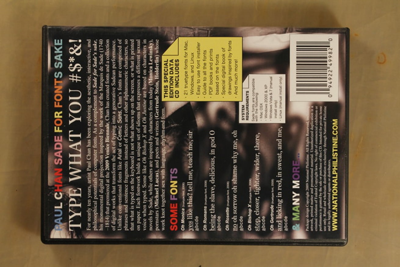 Sade For Fonts Sake thumbnail 2