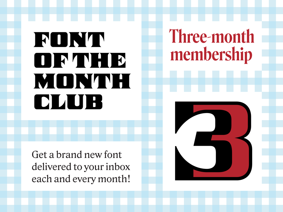 Font of the Month Club