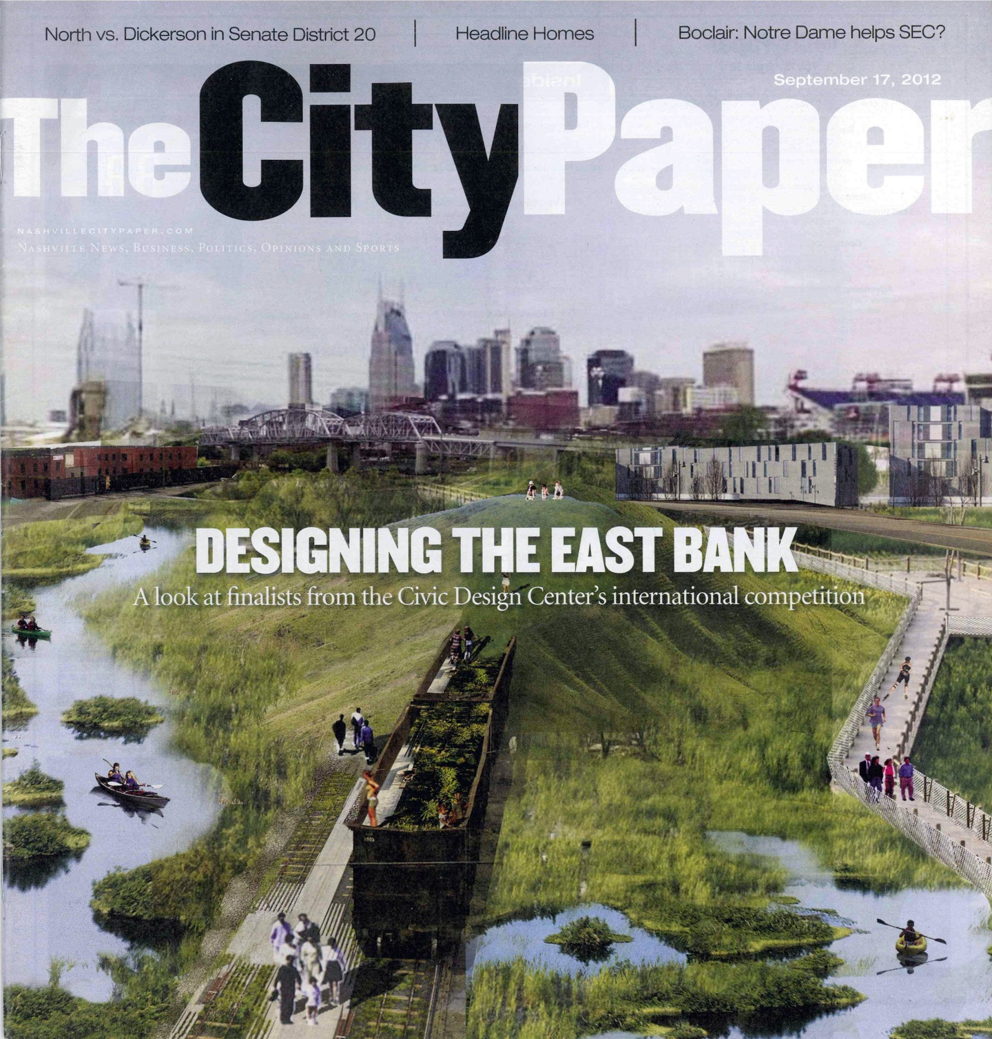 rendering of bike trails