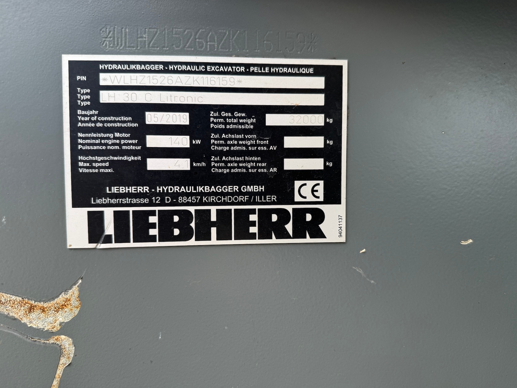 Used 2019 Liebherr LH30C For Sale