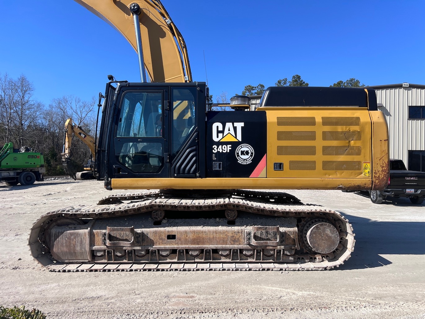 Used 2018 Caterpillar 349FL w Shear For Sale