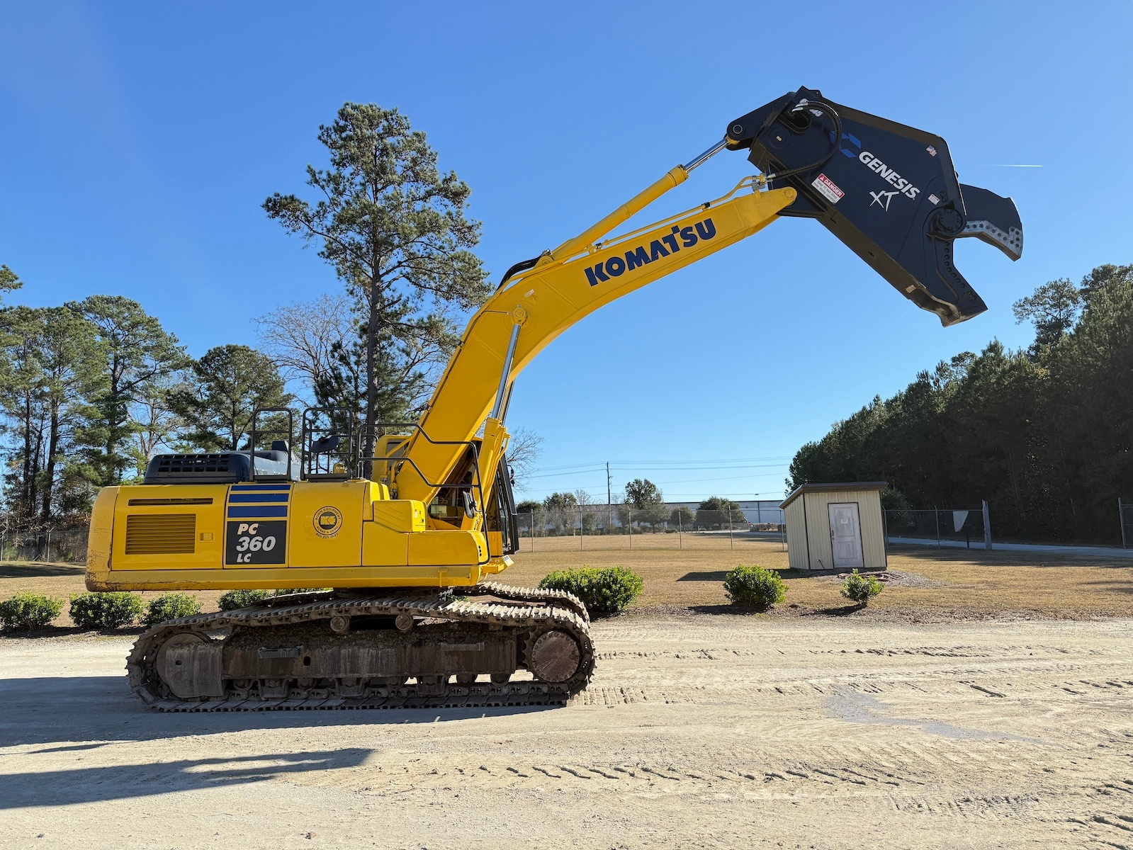 Used 2019 Komatsu PC360LC-11 w/ Shear For Sale