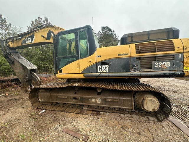 Used 2008 Caterpillar 330DL w/ Shear For Sale