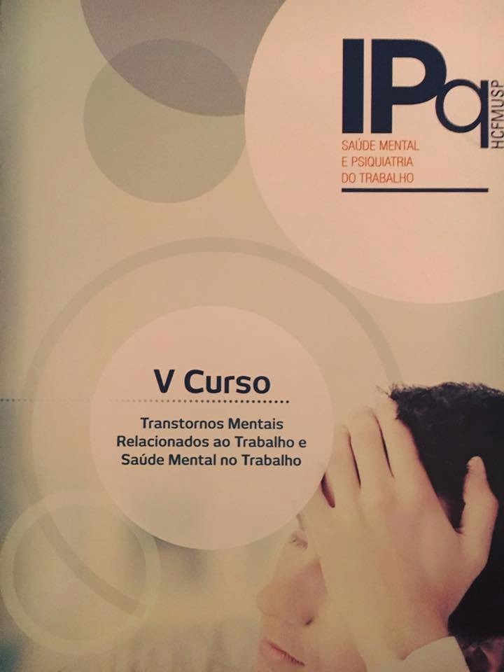 V Curso "Transtornos Mentais Relacionados ao Trabalho e Saúde Mental no Trablaho