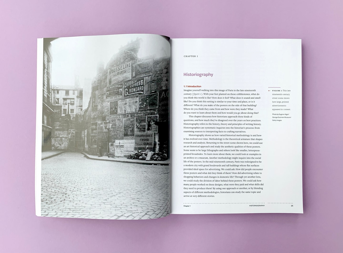 page spread for "Thinking Through Graphic Design History"