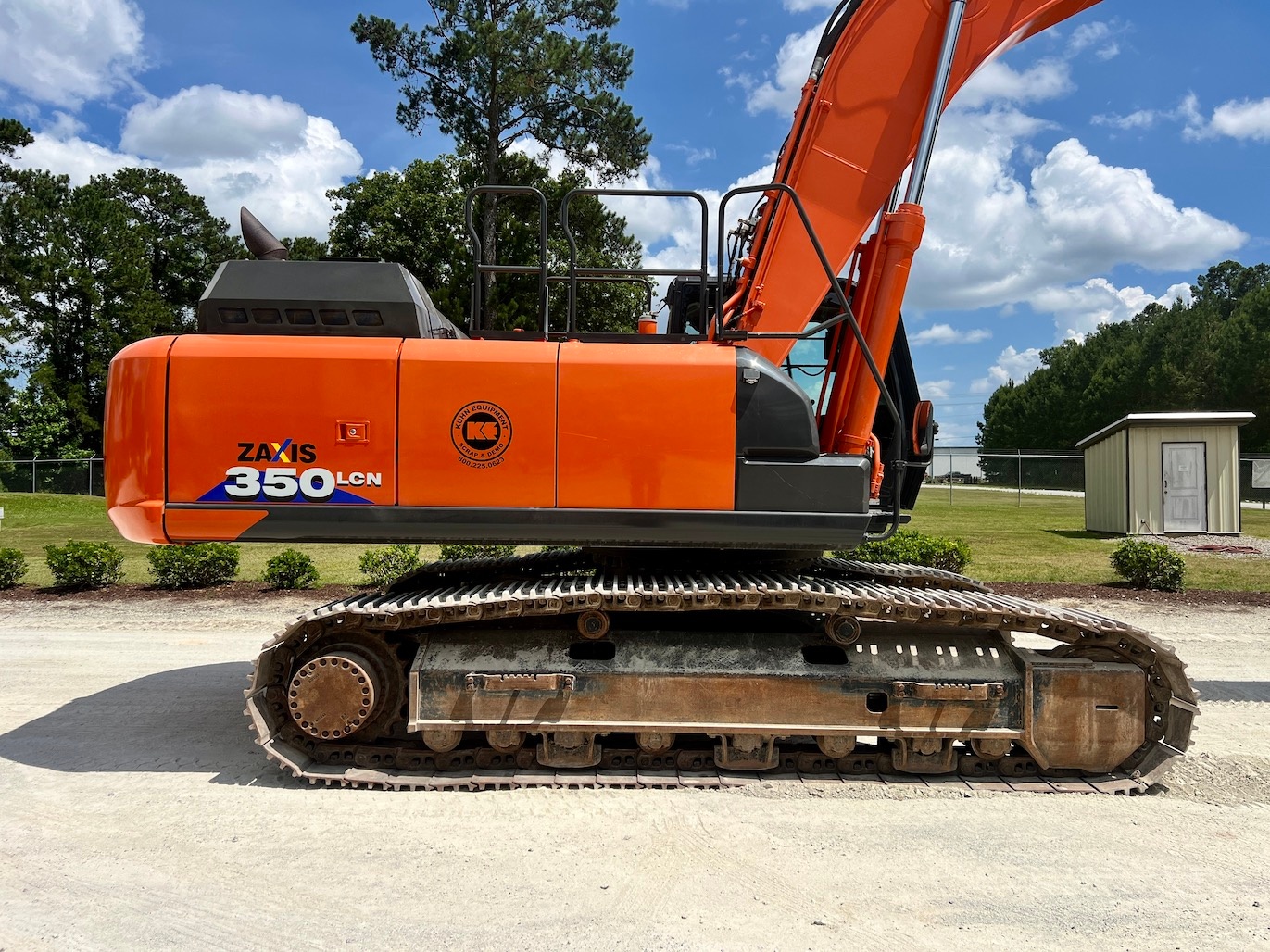 Used 2019 Hitachi ZX350LCN-6 w/ shear For Sale