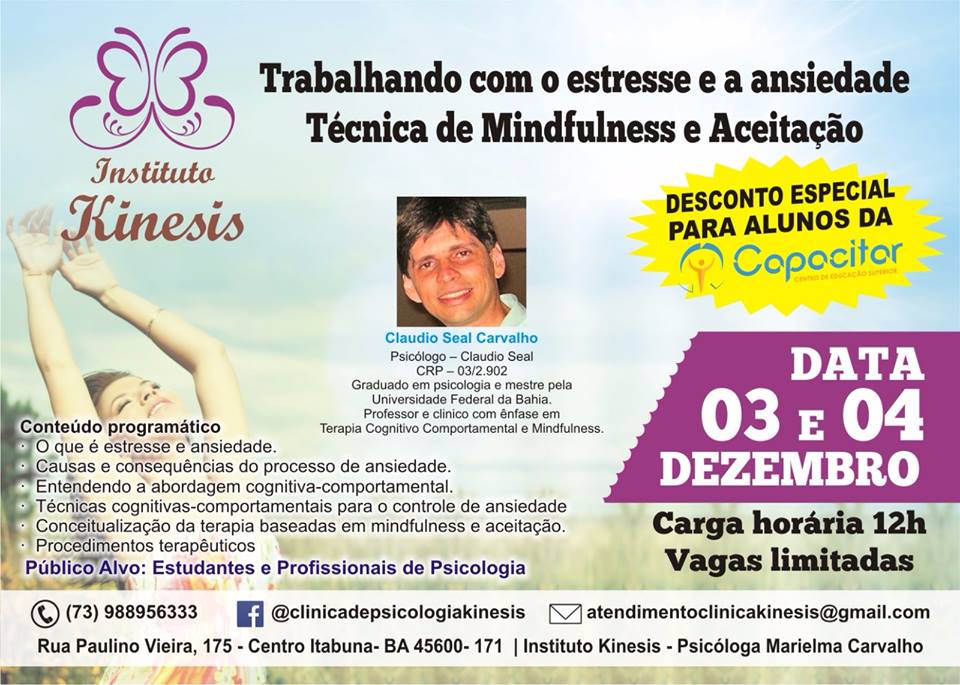 Trabalhando com o stress e a ansiedade – Técnica de MINDFULNESS