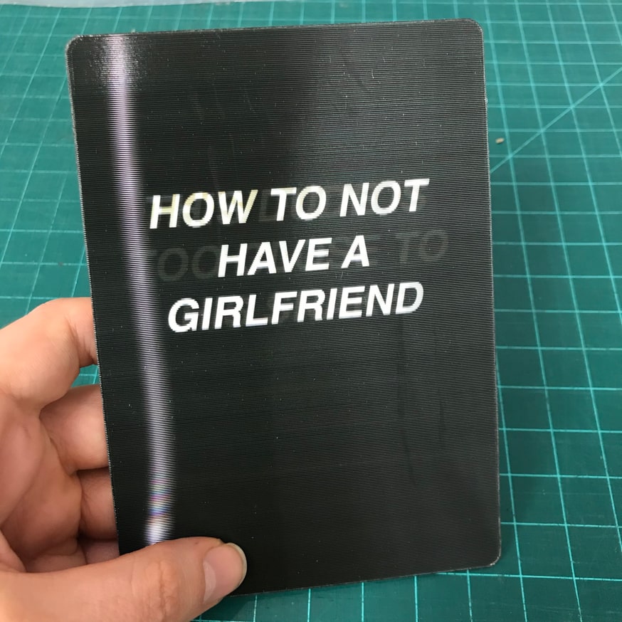 Headline A/B Test: How To Not Have A Girlfriend / This Dude Is Too Close To His Snake [Lenticular Card]