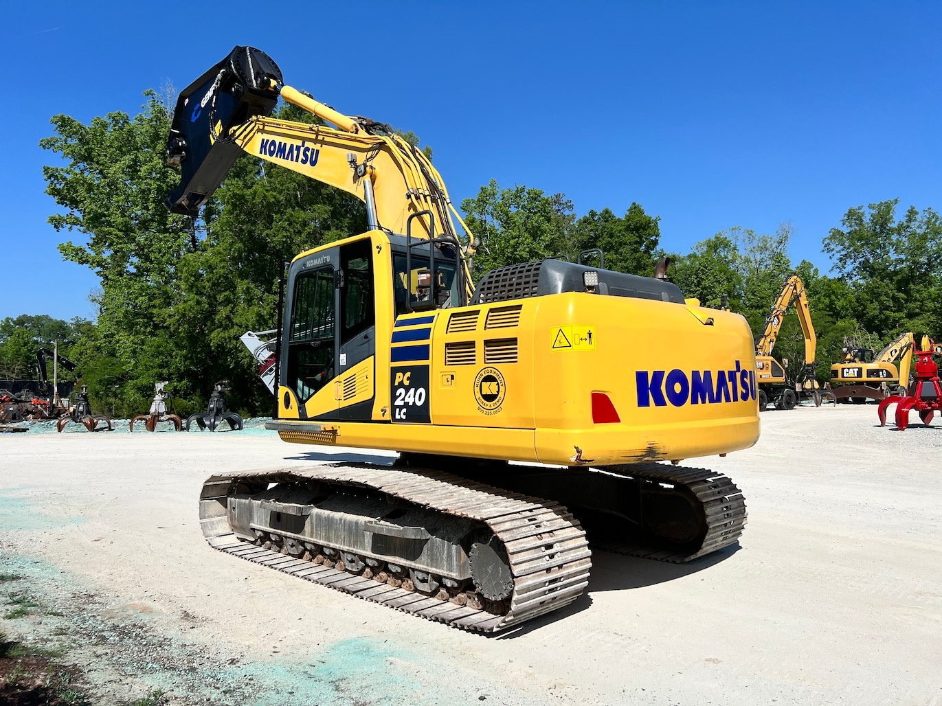 Used 2013 Komatsu PC240 LC-10 w/ shear For Sale