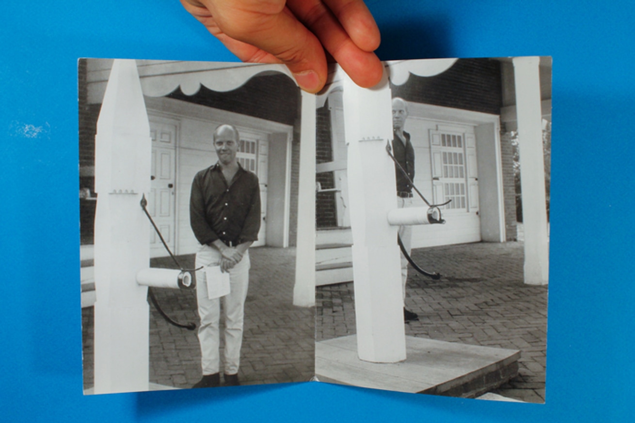 Oversized Ray Johnson Postcard