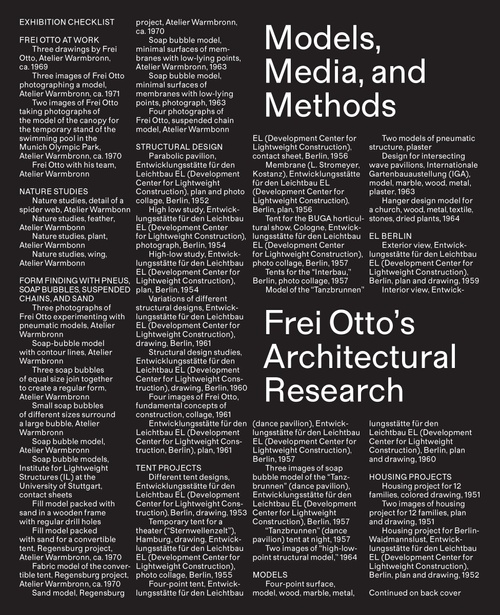 Cover of Models, Media, and Methods exhibition catalog