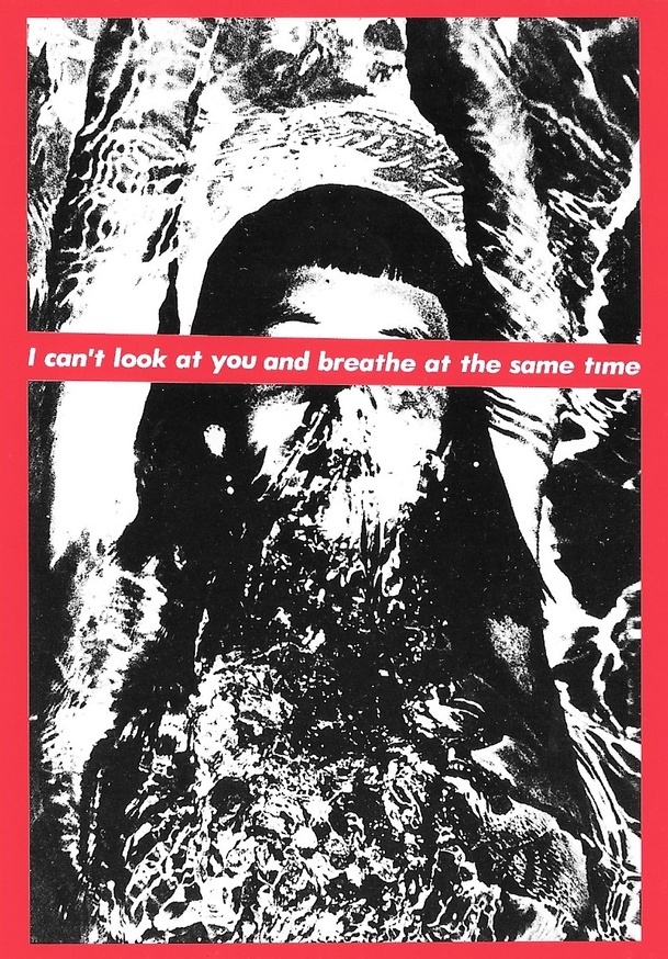 Untitled (I Can't Look at You and Breath at the Same Time) Postcard thumbnail 1