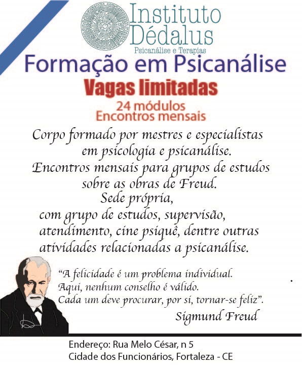 Formação e Pós em Psicanalise