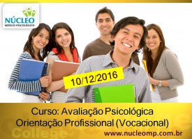 Avaliação Psicológica Orientação Profissional (vocacional)