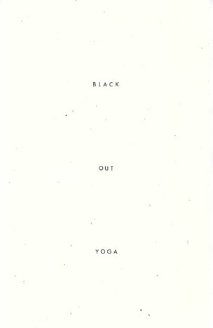 Black Out Yoga