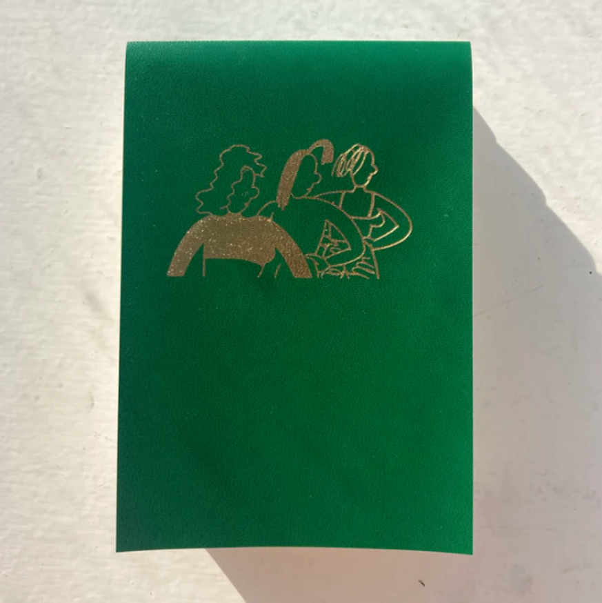 Colorama Stationary: A6 Checklist in Green