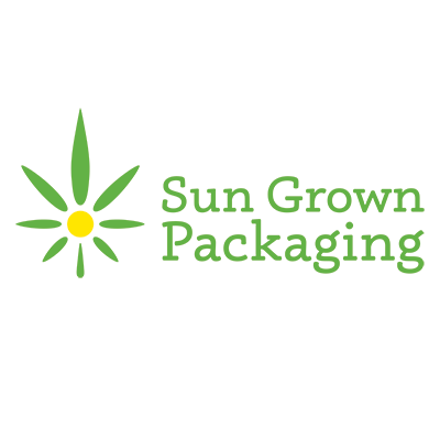 Logo for the brand Sun Grown Packaging - Recyclable and Compostable
