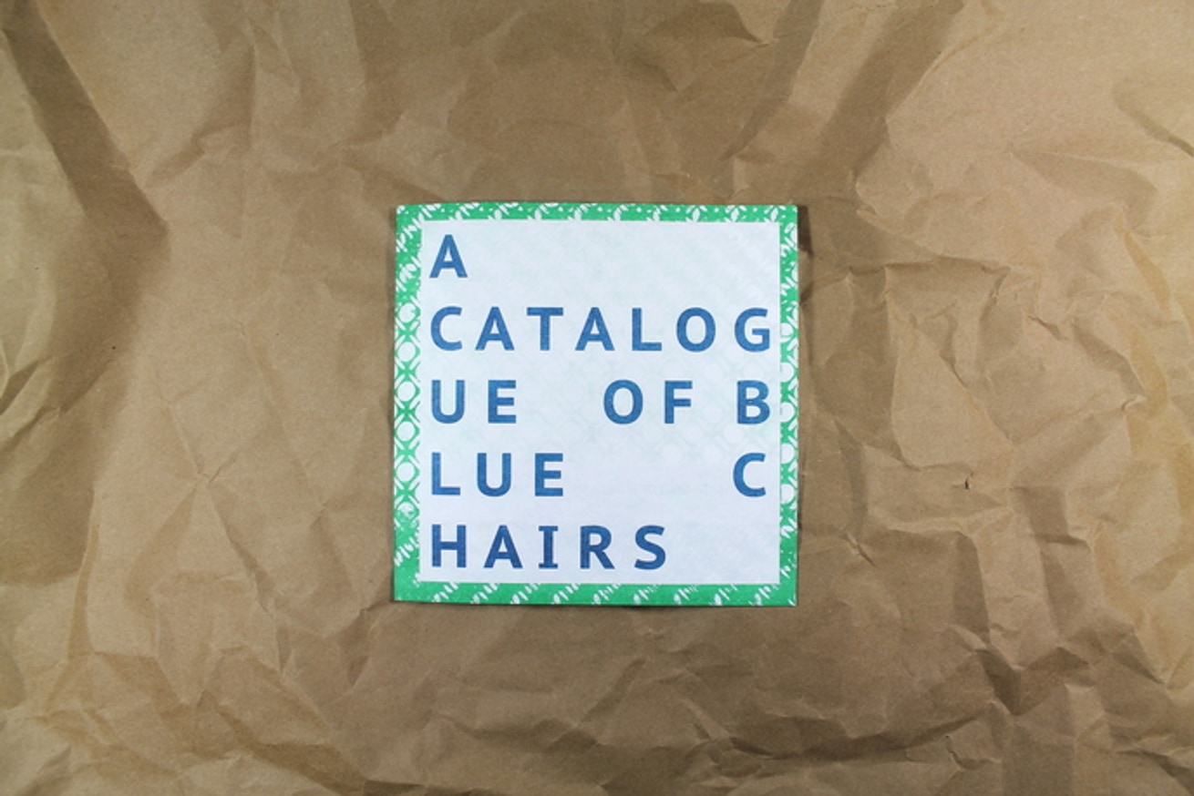 A Catalogue of Blue Chairs