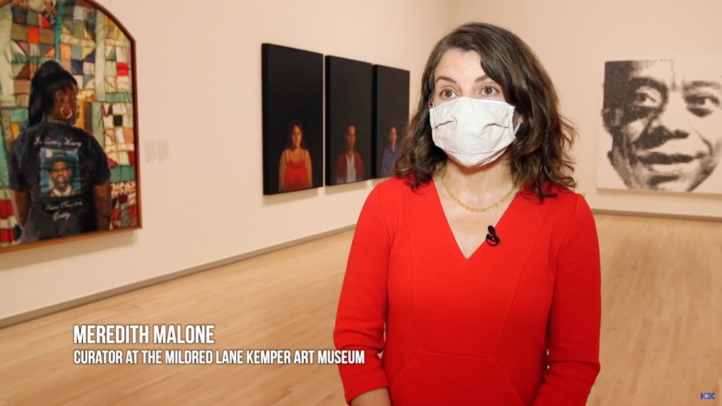 Curator Meredith Malone talks about *The Outwin* in a video feature for HEC-TV.