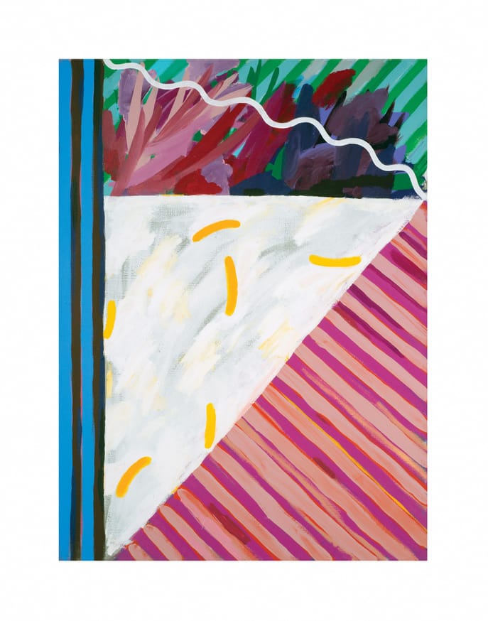 Flowers (Stripes), 2015 Poster