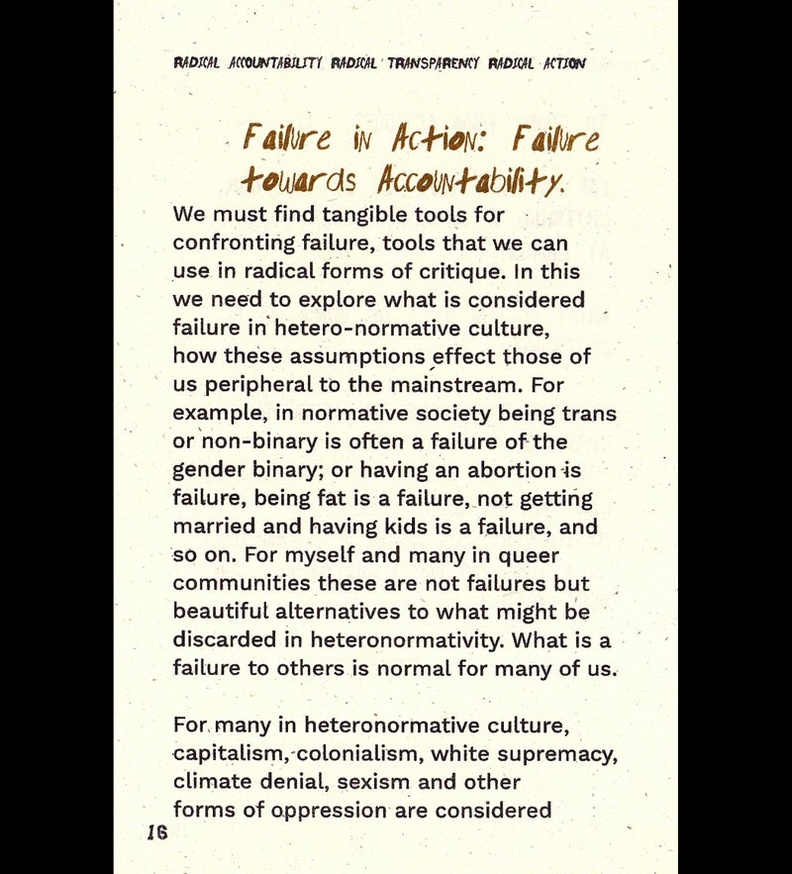 Radical Accountability, Radical Transparency, Radical Action thumbnail 2
