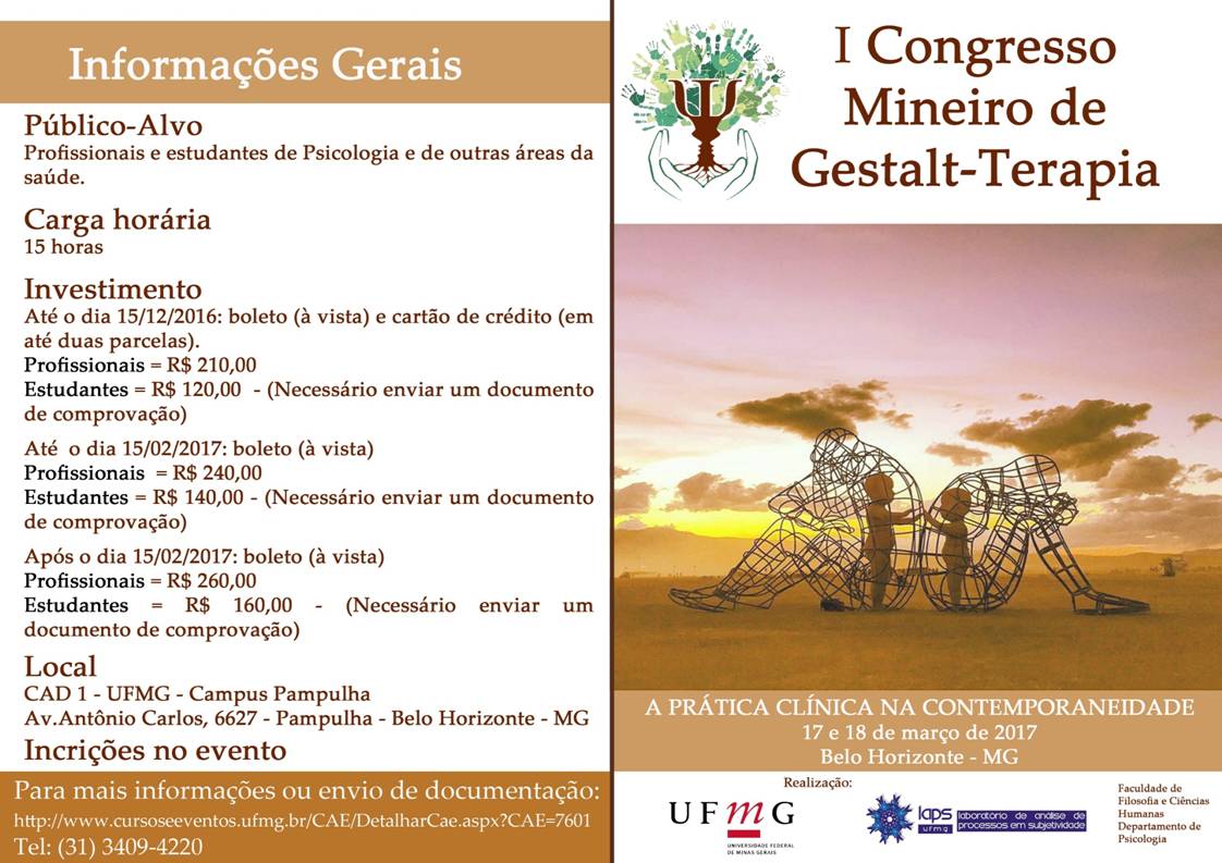 I Congresso Mineiro de Gestalt-terapia