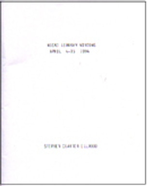 NSCAD Library Windows : April 4 - 15 1994