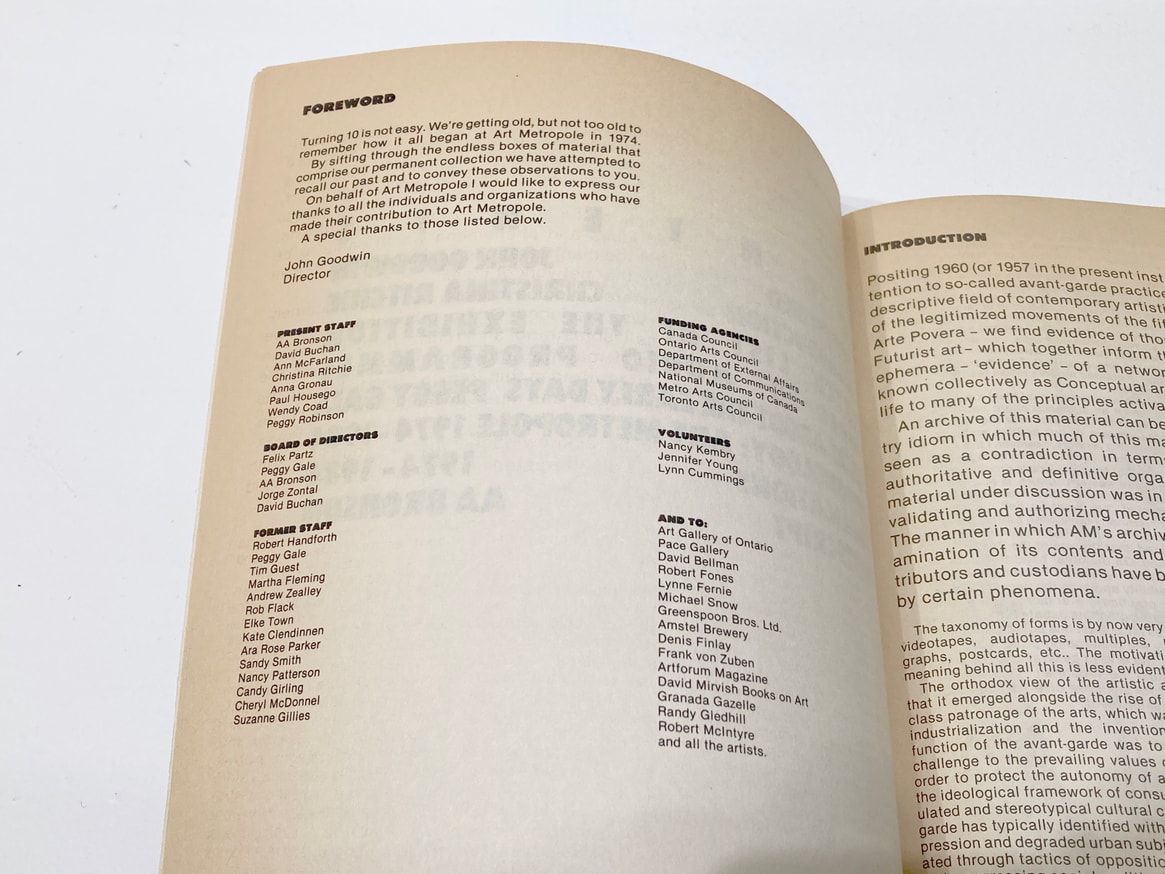 Evidence of the Avant Garde Since 1957:  Selected Works from the Collection of Art Metropole thumbnail 4