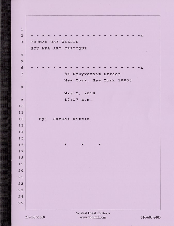 NYU MFA Art Critique thumbnail 8