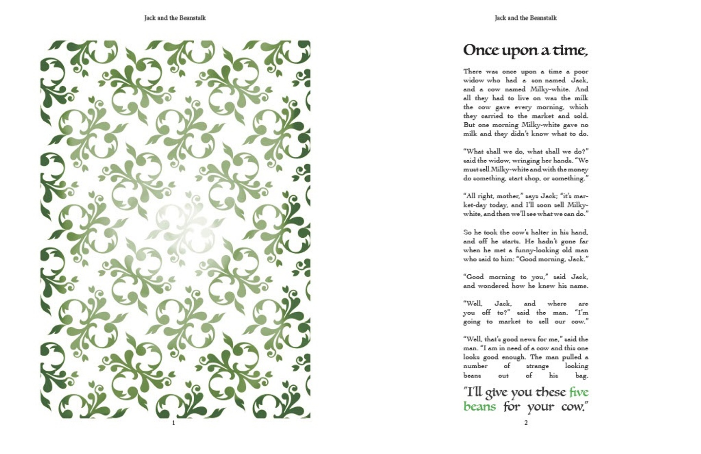 Page layout design
