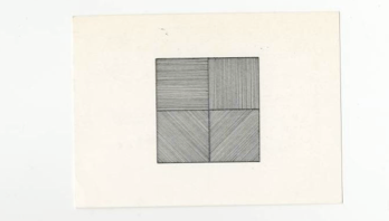 Dusseldorf: Konrad Fischer, 1969 [Postcard]