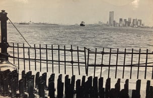 100 Boots on the Ferry Postcard