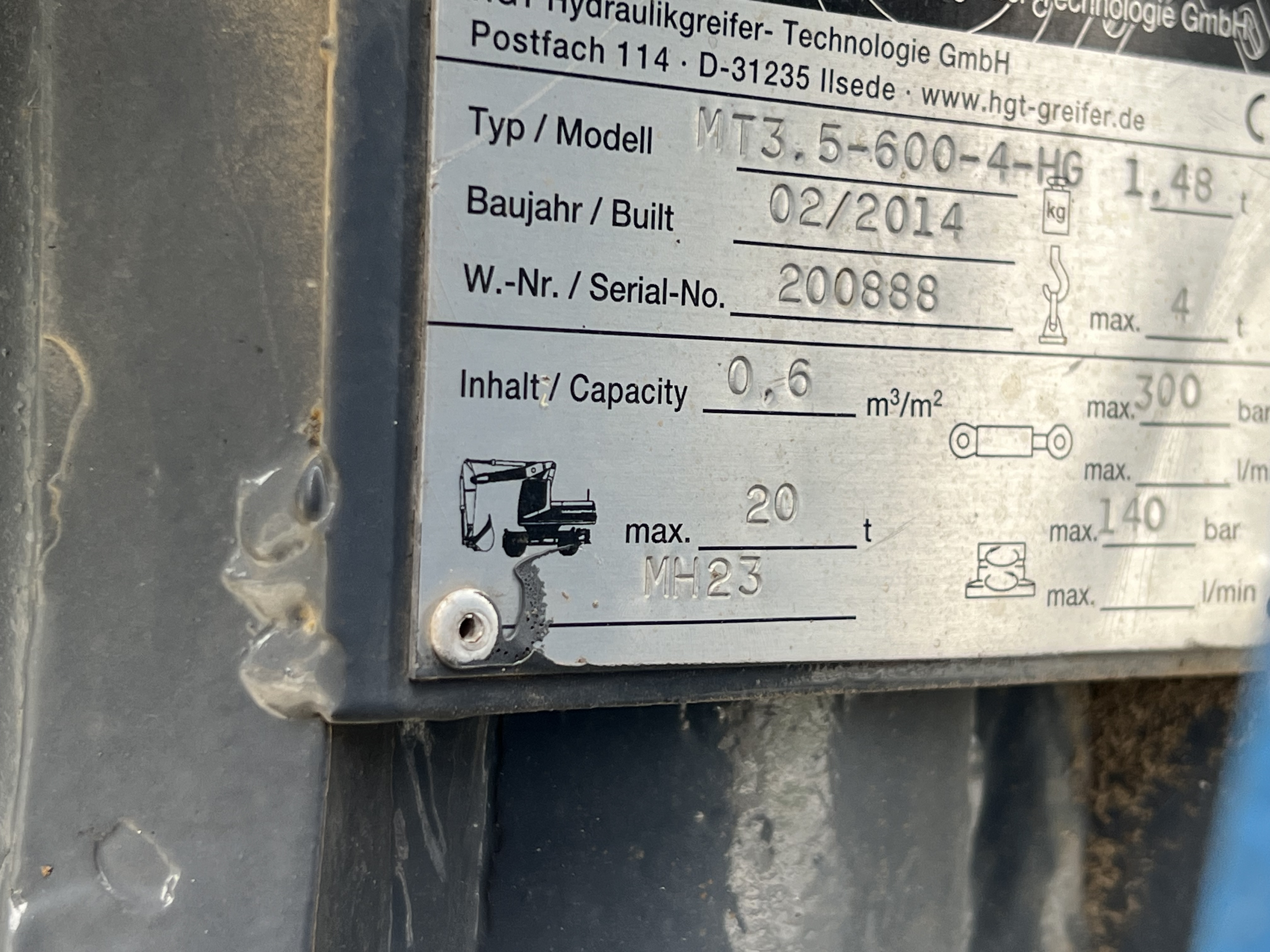 Used 2014 HGT MT3.5-600-4-HG For Sale