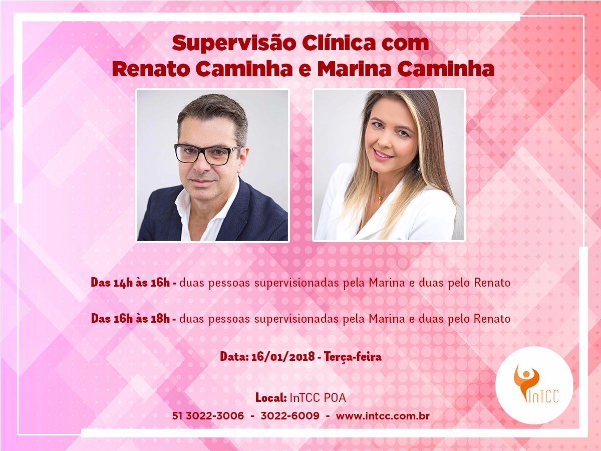 Supervisão Clínica com Renato Caminha e Marina Caminha
