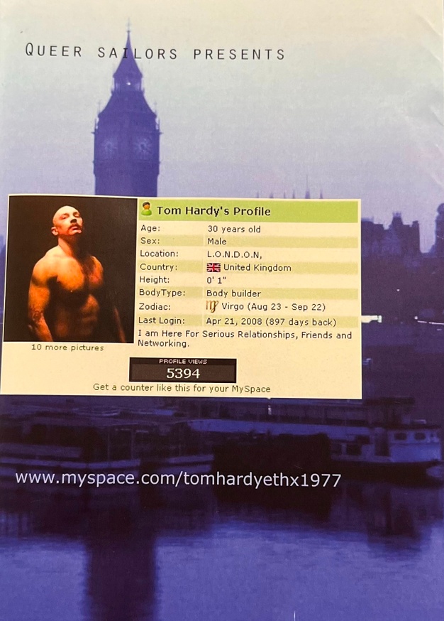 Tom Hardy's MySpace thumbnail 1