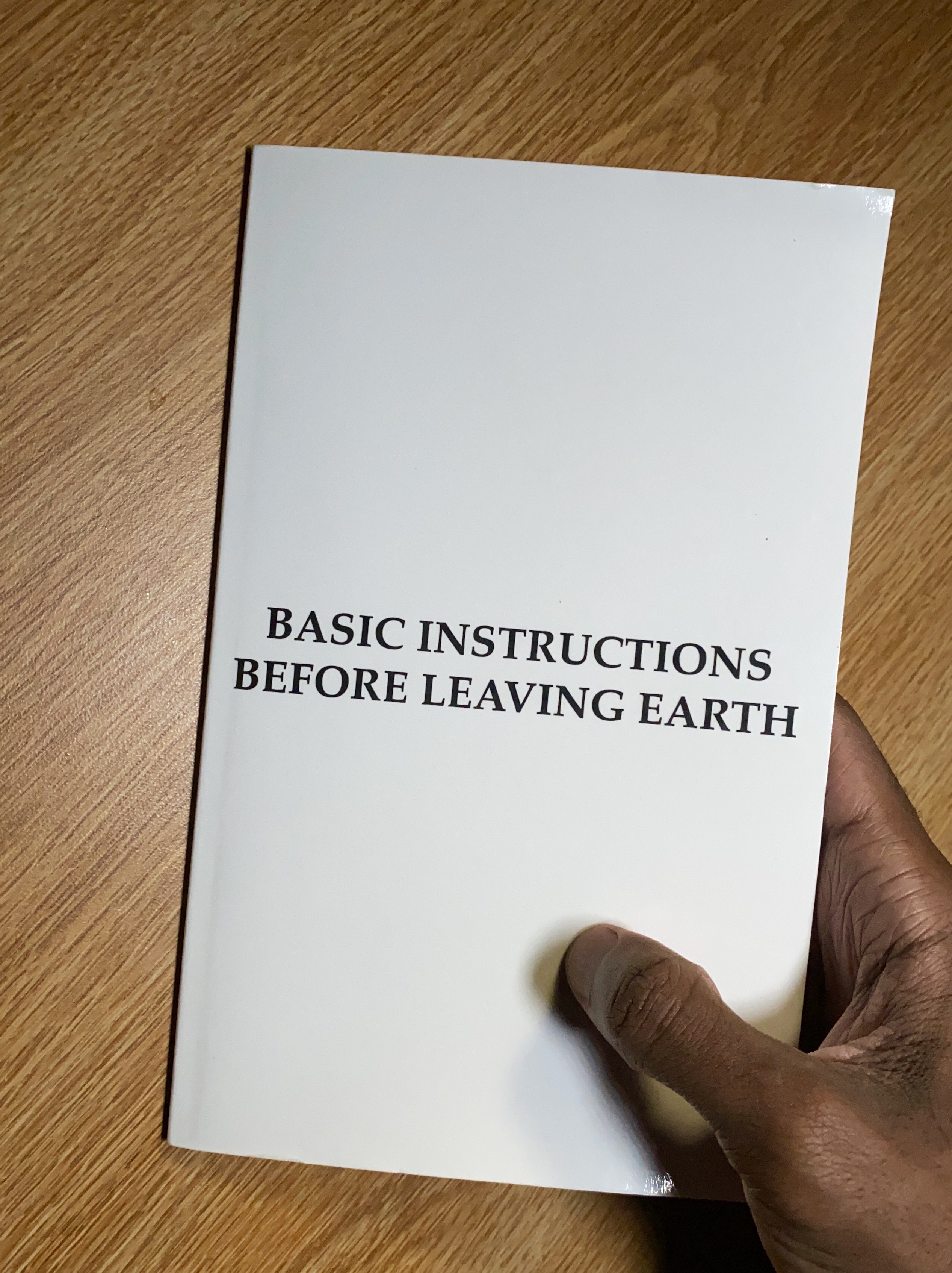 Steven Montinar - Basic Instructions Before Leaving Earth 