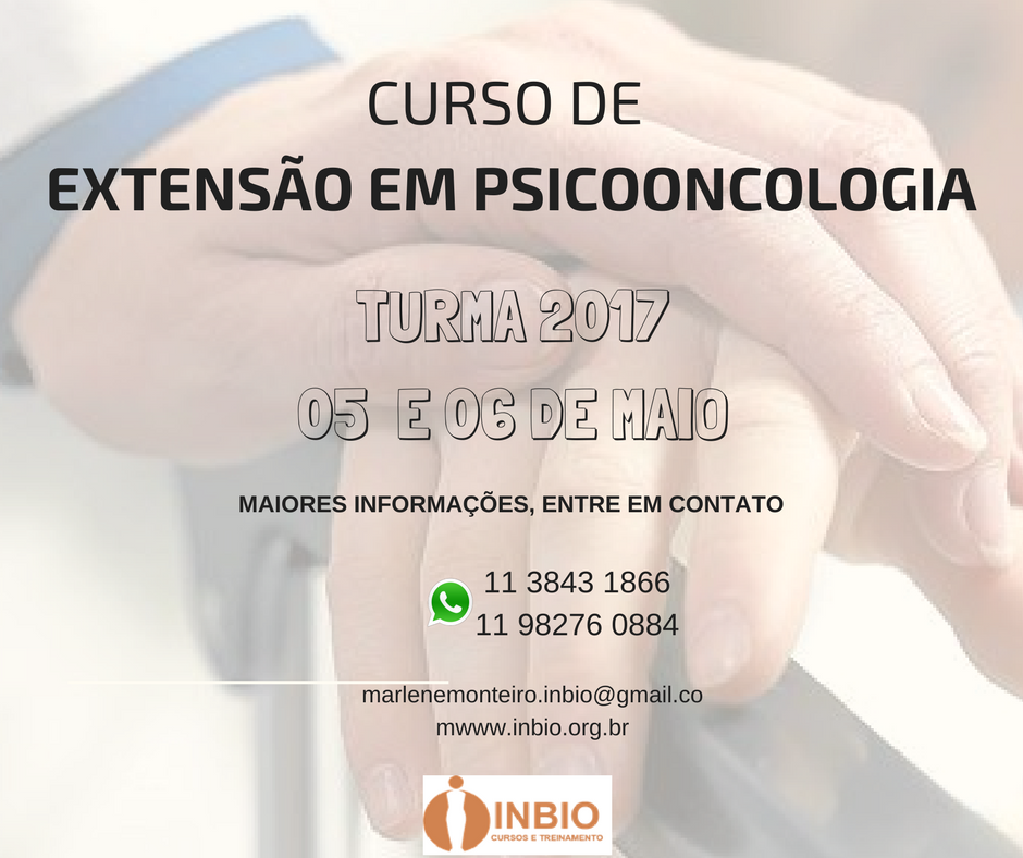 CURSO DE EXTENSÃO EM PSICO-ONCOLOGIA