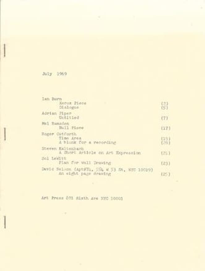 July 1969 [Mimeograph Book]