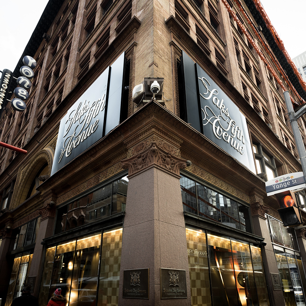 Saks Fifth Avenue is one of the best places to shop in Toronto