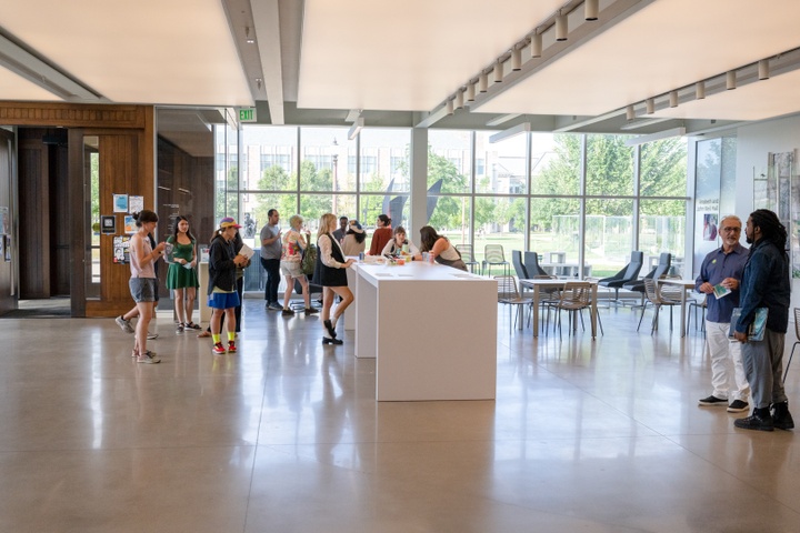 A view of weil hall commons 