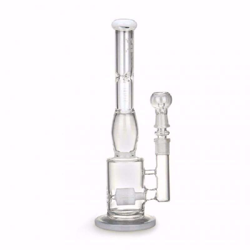 Photo of Stemless Barrel and Honeycomb Perc Glass Bong