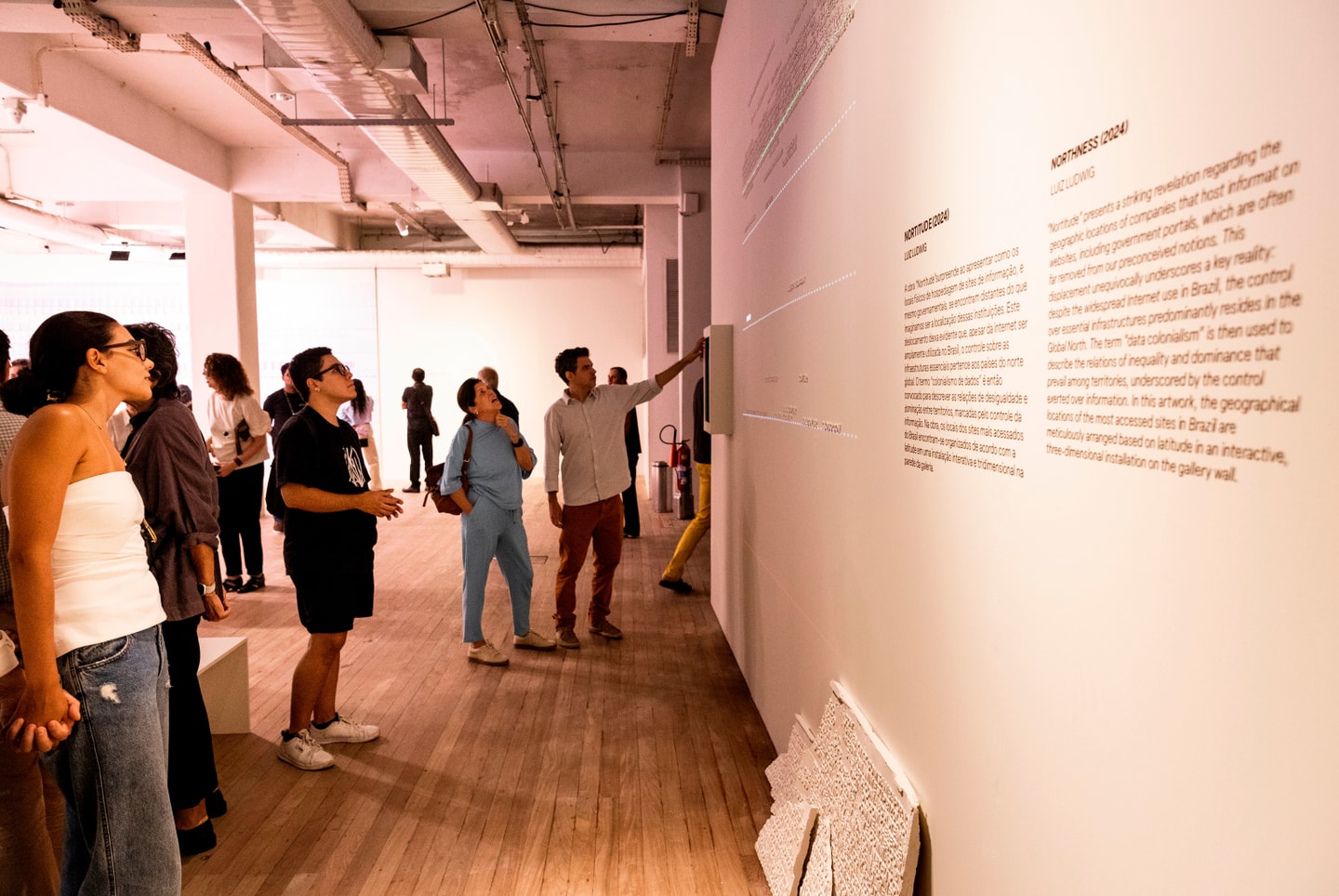 people view Northness installation 
